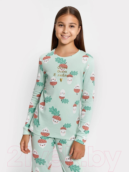 Изображение товара Пижама детская Mark Formelle 567722 (р.122-60, желуди на ментоле)