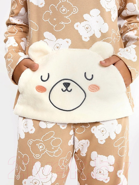 Изображение товара Пижама детская Mark Formelle 567742 (р.110-56, мишки на карамельном)
