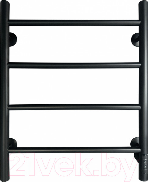 Изображение товара Полотенцесушитель электрический Ростела Виктория 50x60/4 (с диммером, правый Ral 9005)