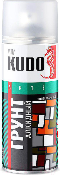 Изображение товара Грунтовка Kudo Универсальная Алкидная (520мл, черный)
