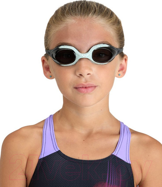 Изображение товара Очки для плавания ARENA Spider Jr / 92338 901 (серый/черный)