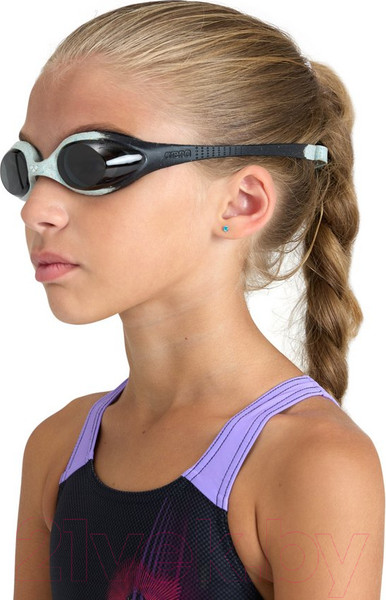 Изображение товара Очки для плавания ARENA Spider Jr / 92338 901 (серый/черный)