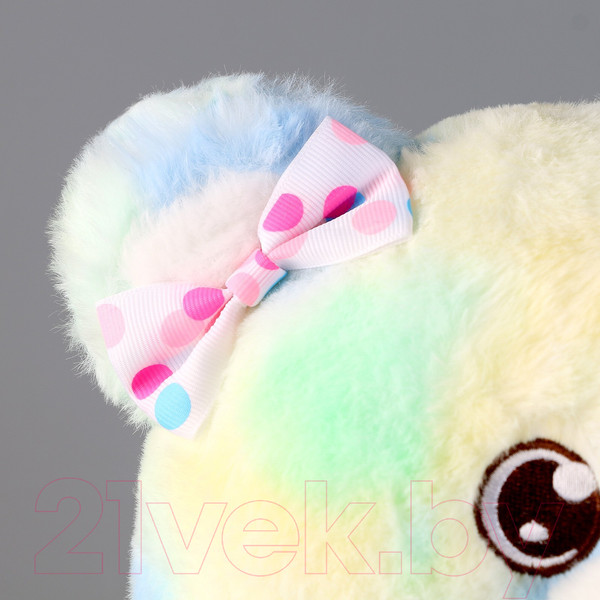 Изображение товара Мягкая игрушка Sima-Land Медвежонок с бусинками / 9878871 (зеленый)