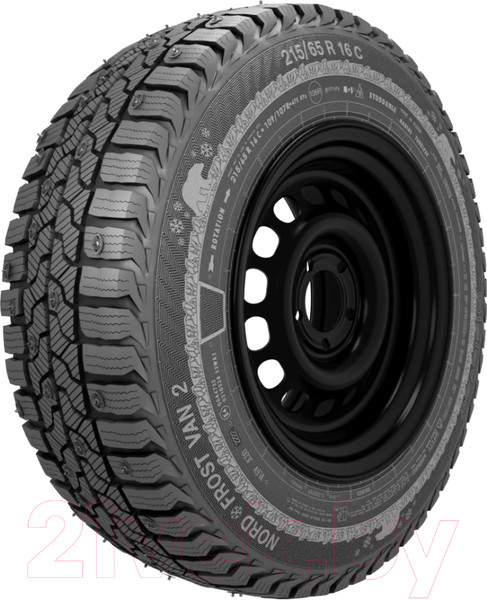 Изображение товара Зимняя легкогрузовая шина Gislaved Nord Frost Van 2 SD 185/75R16C 104/102R (шипы)