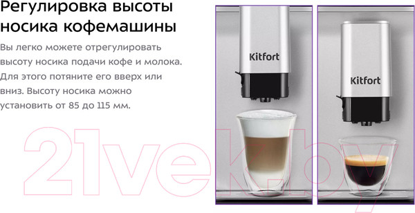 Изображение товара Кофемашина Kitfort KT-7166
