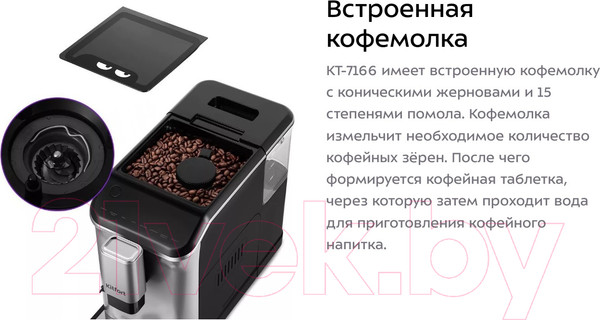 Изображение товара Кофемашина Kitfort KT-7166