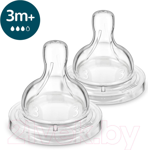 Изображение товара Набор сосок Philips AVENT Anti-colic / SCY763/02 (2шт)