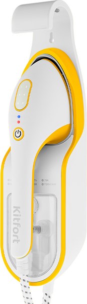 Изображение товара Отпариватель Kitfort KT-9130-1 (белый/желтый)