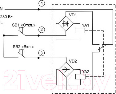 Изображение товара Привод моторный КС AC240/DC220В / MOT-88-630