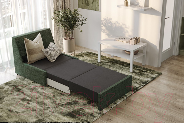 Изображение товара Кресло-кровать Mio Tesoro Такка Fotel 80 Z/F Malmo 37 (Dark Green)