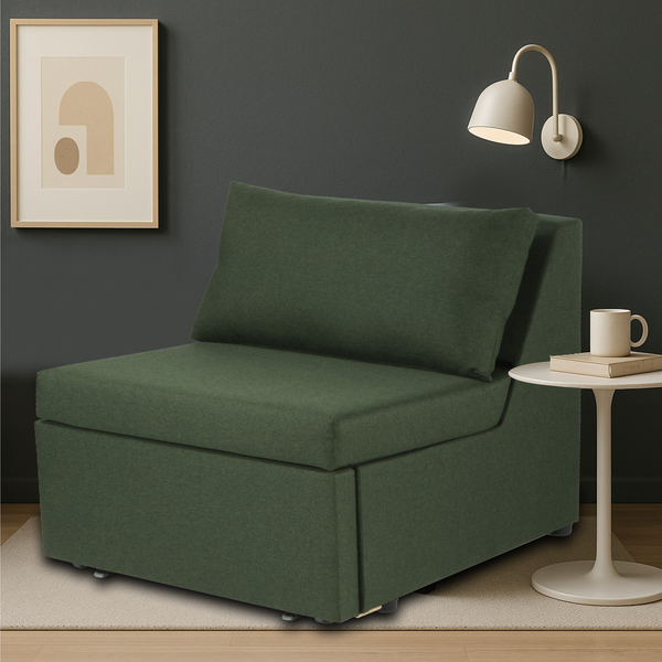 Изображение товара Кресло-кровать Mio Tesoro Такка Fotel 80 Z/F Malmo 37 (Dark Green)