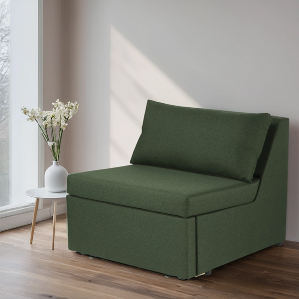 Изображение товара Кресло-кровать Mio Tesoro Такка Fotel 80 Z/F Malmo 37 (Dark Green)