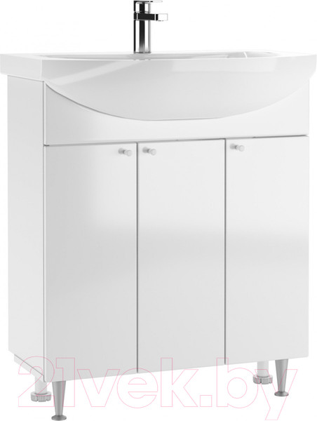 Изображение товара Тумба под умывальник Айсберг Балтика 70 Промо без ящика DP2611T