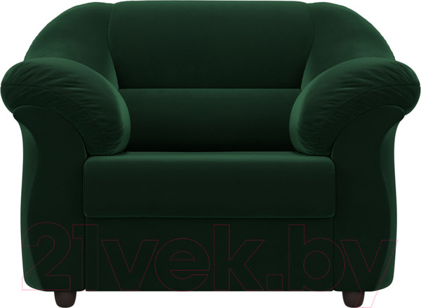 Изображение товара Кресло мягкое Лига Диванов Карнелла / 109608 (велюр зеленый)