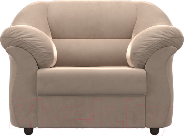 Изображение товара Кресло мягкое Лига Диванов Карнелла / 109609 (велюр бежевый)