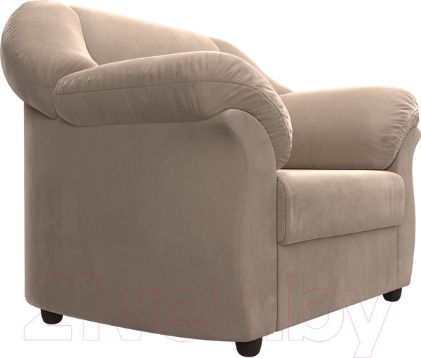 Изображение товара Кресло мягкое Лига Диванов Карнелла / 109609 (велюр бежевый)
