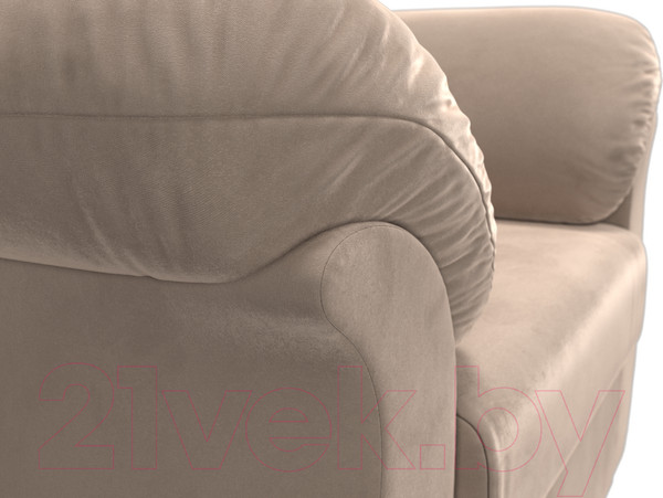 Изображение товара Кресло мягкое Лига Диванов Карнелла / 109609 (велюр бежевый)