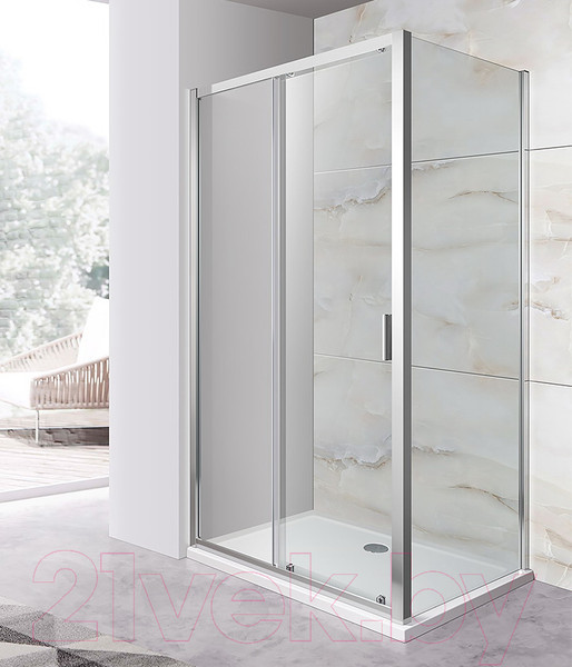 Изображение товара Душевой уголок PELICAN 80x100x190 / SSW020100+BP02080