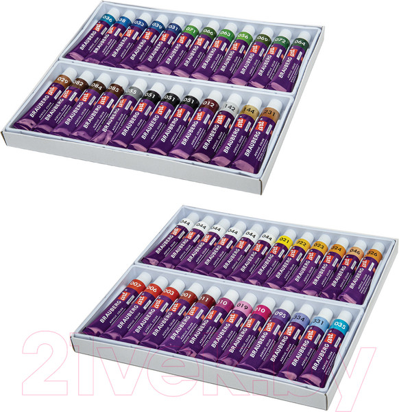 Изображение товара Акриловые краски Brauberg Art Debut / 192295 (48шт)