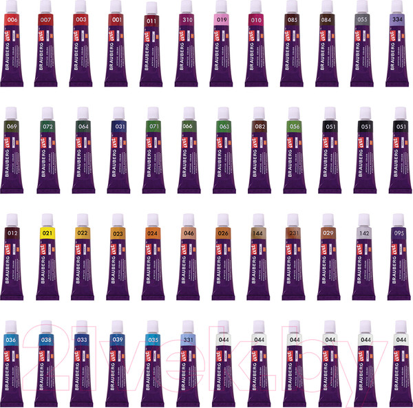 Изображение товара Акриловые краски Brauberg Art Debut / 192295 (48шт)