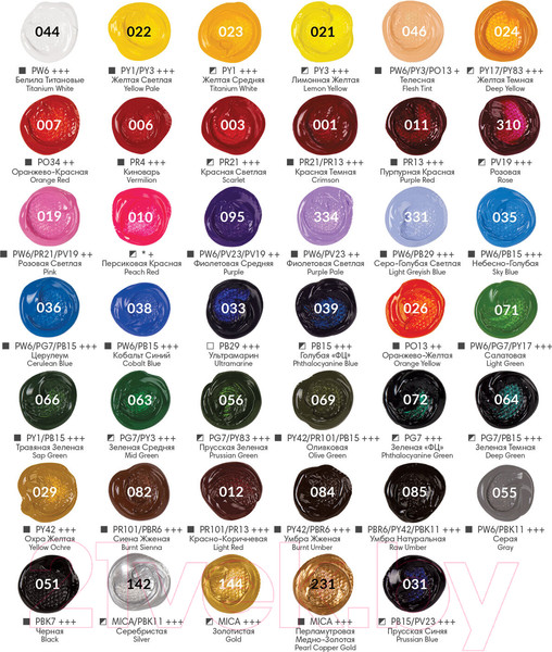 Изображение товара Акриловые краски Brauberg Art Debut / 192295 (48шт)