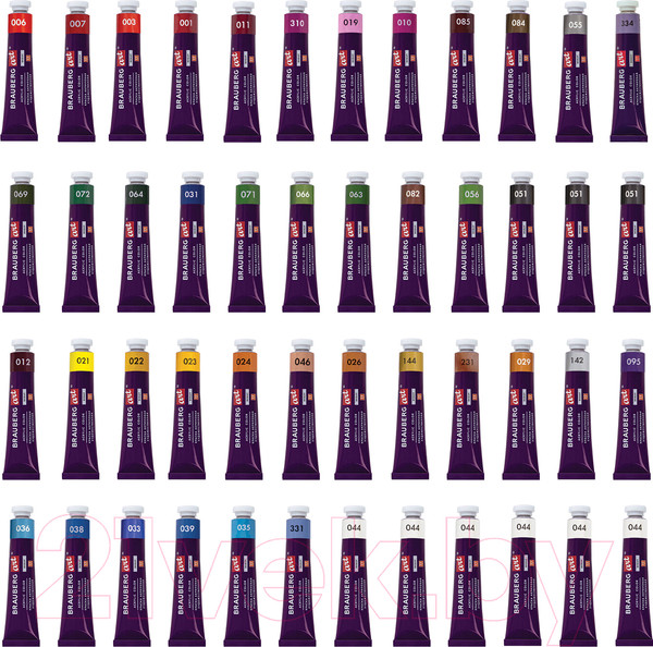 Изображение товара Акриловые краски Brauberg Art Debut / 192302 (48шт)