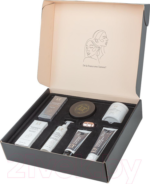 Изображение товара Набор косметики для лица La and Te beaute LT3 Эссенция+Крем д/рук+Крем д/тела+Патчи+Пенка+Пэды+Массажер