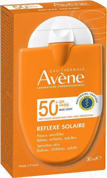 Изображение товара Эмульсия солнцезащитная Avene Компакт Для всей семьи SPF 50+ (30мл)