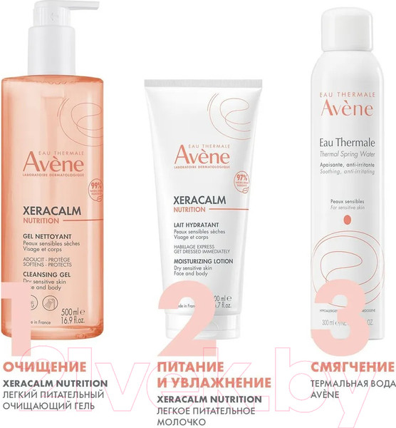 Изображение товара Молочко для тела Avene XeraCalm Nutrition Легкое питательное (200мл)