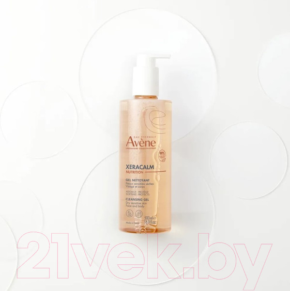 Изображение товара Гель для душа Avene XeraCalm Nutrition Питательный очищающий (500мл)