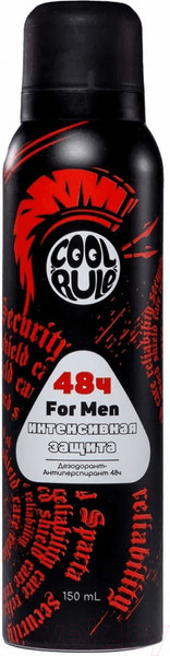 Изображение товара Дезодорант-спрей Cool Rule Интенсивная защита мужской (150мл)