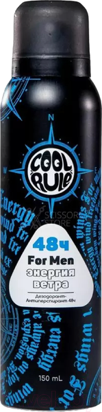 Изображение товара Дезодорант-спрей Cool Rule Энергия ветра мужской (150мл)