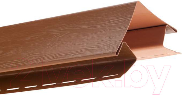 Изображение товара Угол для сайдинга Альта-профиль Наружный Т-12 ВН (3м, дуб светлый)