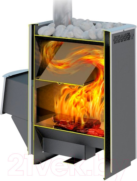 Изображение товара Печь-каменка Теплодар Сибирь-30 ЛК (2.0)
