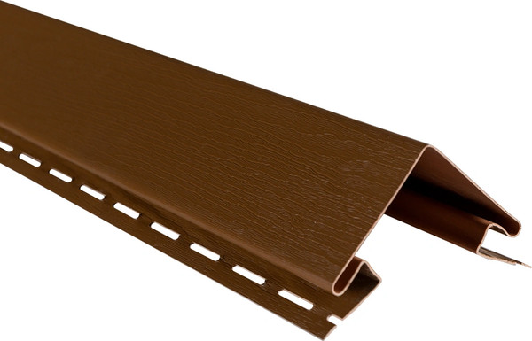 Изображение товара Угол для сайдинга Альта-профиль Наружный Т-12 (3м, дуб светлый)