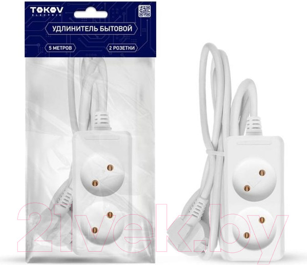 Изображение товара Удлинитель Tokov Electric TKE-C01-BU2-5-075