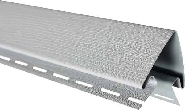 Изображение товара Угол для сайдинга Альта-профиль Наружный Т-12 (3м, светло-серый)