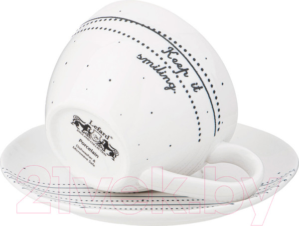 Изображение товара Чашка с блюдцем Lefard Home Atmosphere 189-455