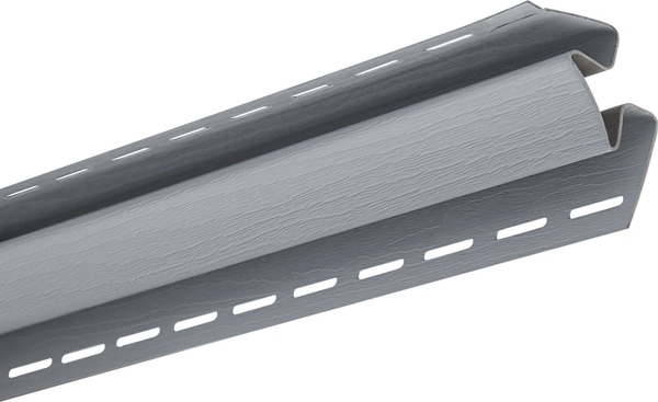 Изображение товара Угол для сайдинга Альта-профиль Внутренний Т-13 (3м, светло-серый)