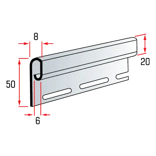Изображение товара Финишный профиль Альта-профиль Т-14 (3м, коричневый)