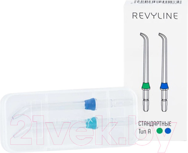 Изображение товара Набор насадок для ирригатора Revyline RL 100/300/400/500/600/700/800/900 Тип А / 4212 (2шт)