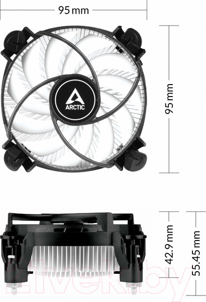 Изображение товара Кулер для процессора Arctic Cooling Alpine 17 LP (ACALP00042A)
