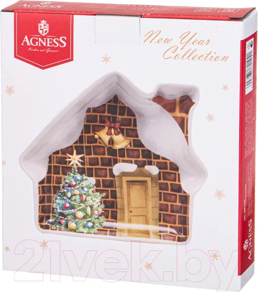 Изображение товара Тарелка столовая обеденная Agness 358-2104
