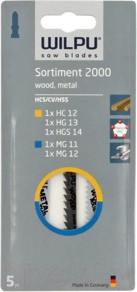Изображение товара Набор пильных полотен Wilpu 0286000005