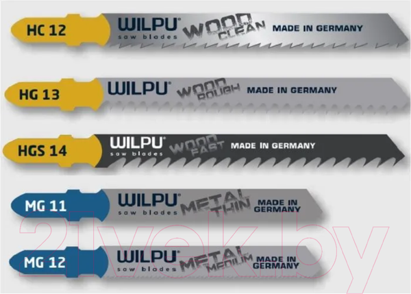 Изображение товара Набор пильных полотен Wilpu 0286000005