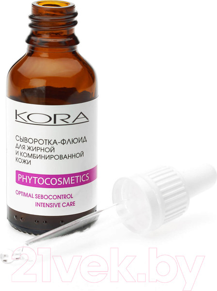 Изображение товара Флюид для лица Kora Для жирной и комбинированной кожи (30мл)