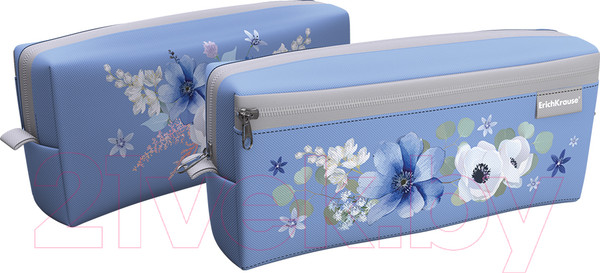 Изображение товара Пенал Erich Krause Pastel Bloom. Light Blue / 61946