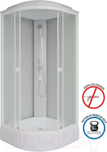 Изображение товара Душевая кабина Niagara Promo P80/26/MT 80x80x215