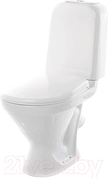 Изображение товара Унитаз напольный Sanita Самарский WC.CC/Samarsky/1-P/WHT.G/S1 (с сиденьем)