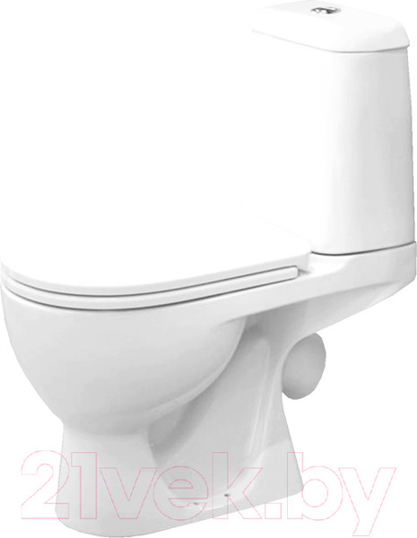 Изображение товара Унитаз напольный Sanita Luxe Max Comfort WC.CC/Max/2-DM/WHT.G/S1 (с сиденьем)
